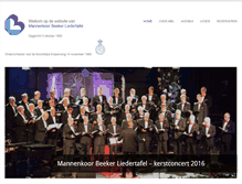 Tablet Screenshot of beekerliedertafel.nl